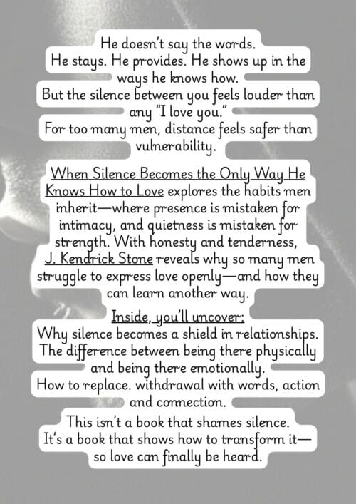 When Silence Becomes the Only Way He Knows How to Love - Image 2
