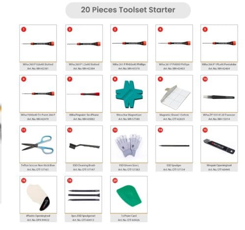 20 Pieces Toolset Starter (Wrepair) - Image 4