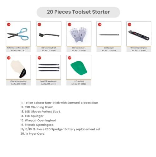 20 Pieces Toolset Starter (Wrepair) - Image 2