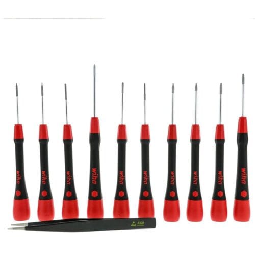 11 Piece PicoFinish Precision Screwdriver and Tweezers Set (Wiha) - Image 2