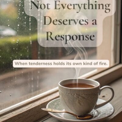Not Everything Deserves a Response