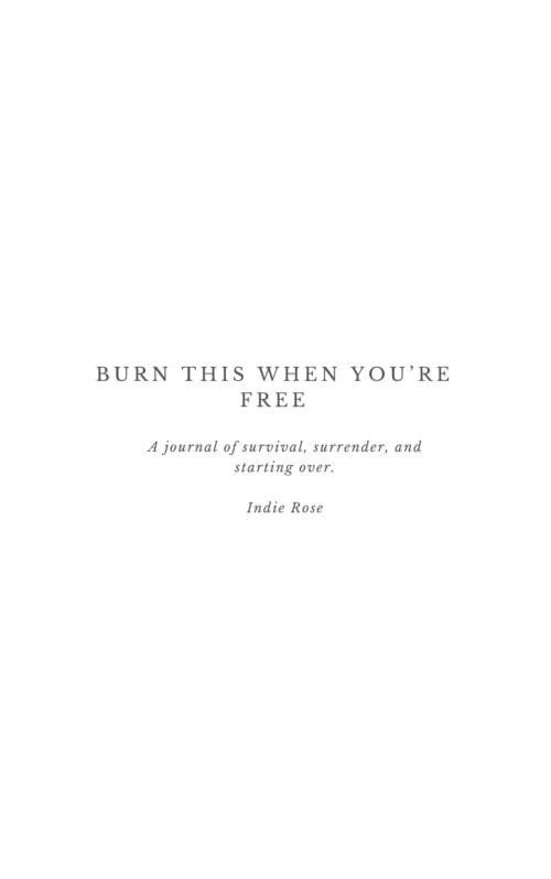 Burn This When You're Free - Image 2