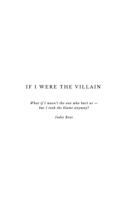 If I Were the Villain - Image 2