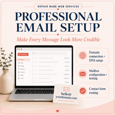 Email Setup – @YourDomain.com