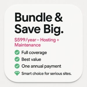 Hosting + Maintenance Bundle (Yearly)