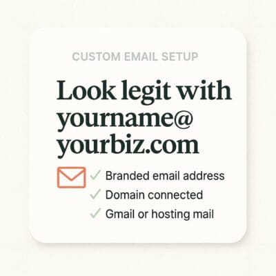 Custom Email Setup