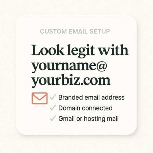 Custom Email Setup