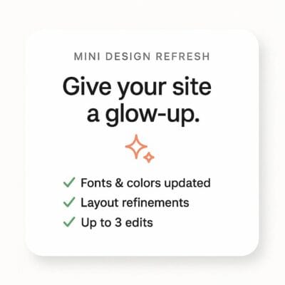 Mini Design Refresh