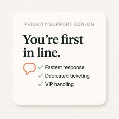 Priority Support Add-On