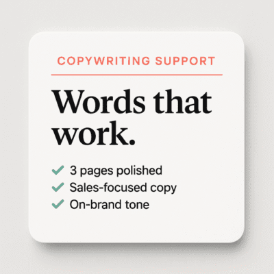 Copywriting Support