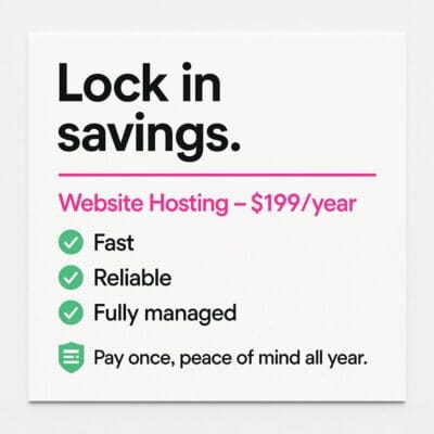Website Hosting Plan (Yearly)