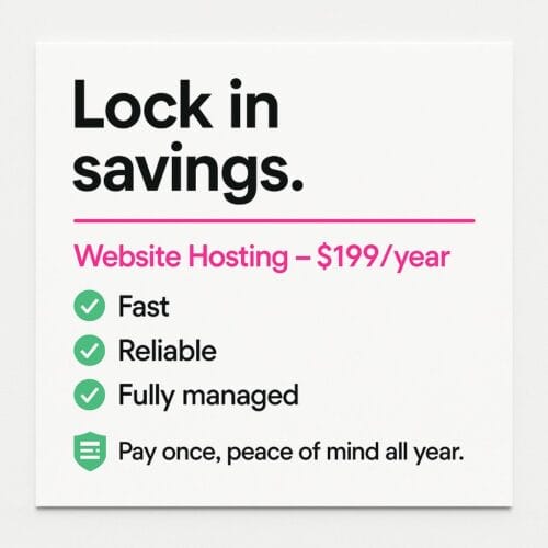 Website Hosting Plan (Yearly)