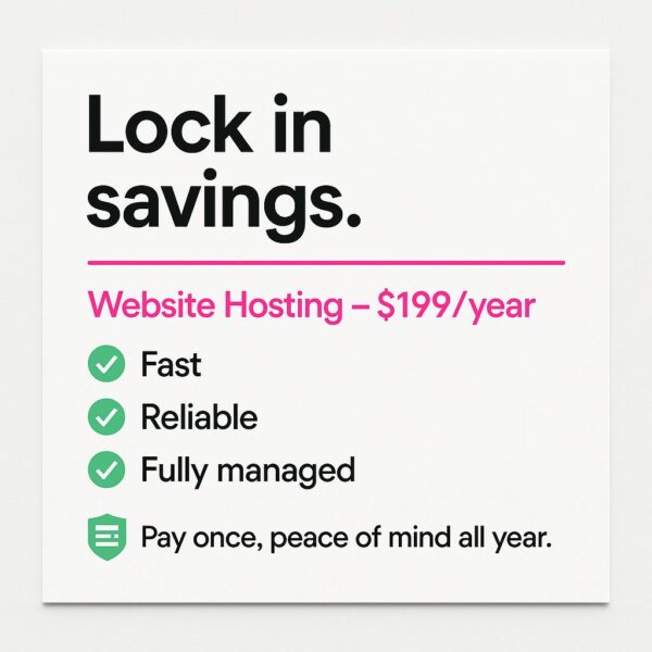 Website Hosting Plan (Yearly)