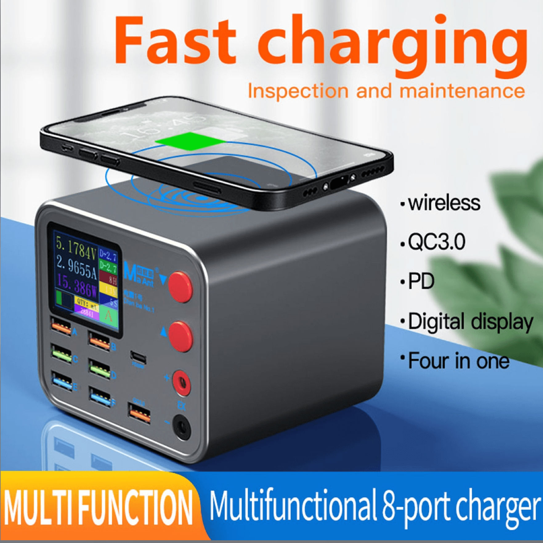 🔥 DiANBA 22W 8-Port Diagnostic Power Station - Image 6