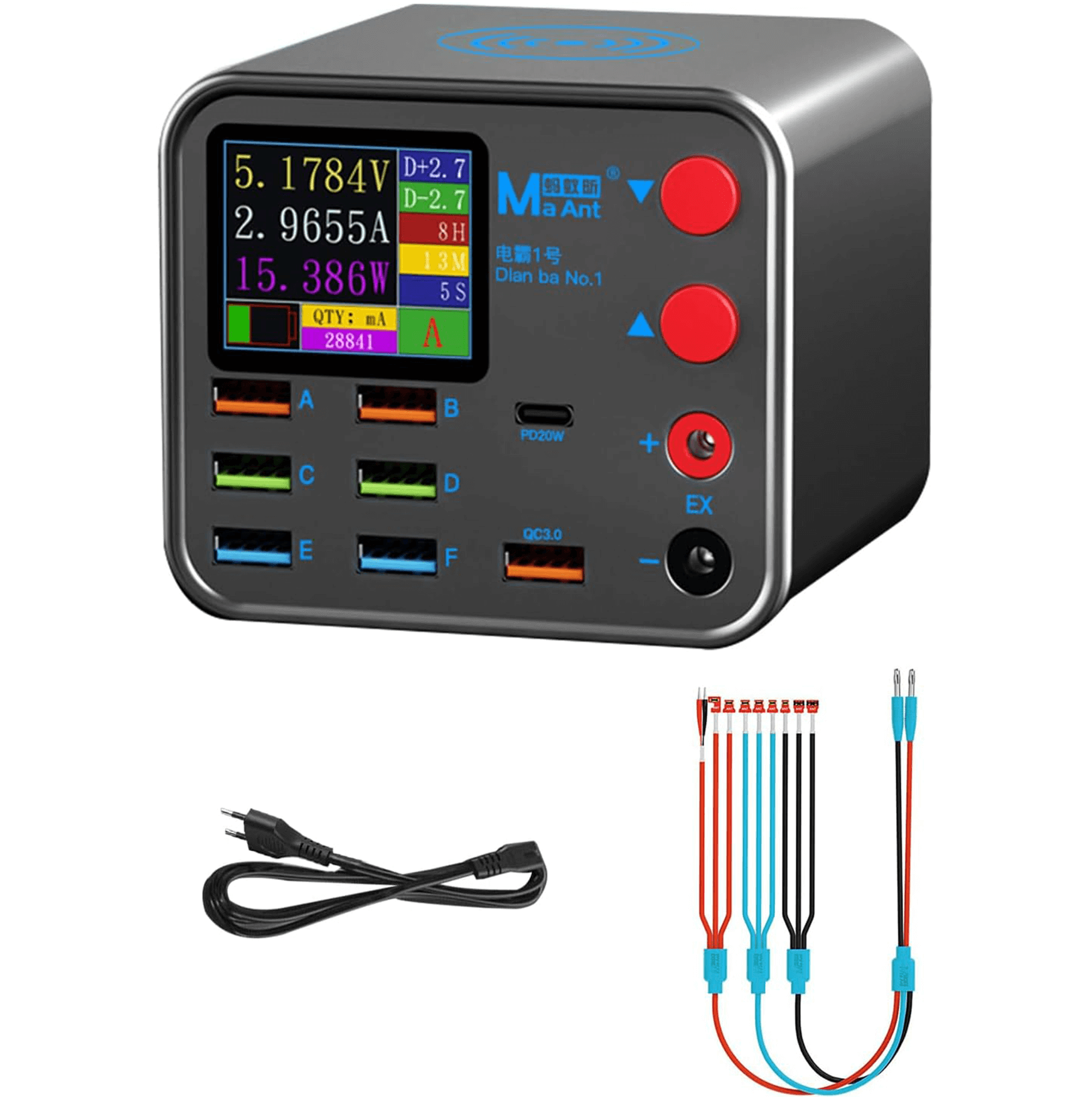 🔥 DiANBA 22W 8-Port Diagnostic Power Station - Image 7