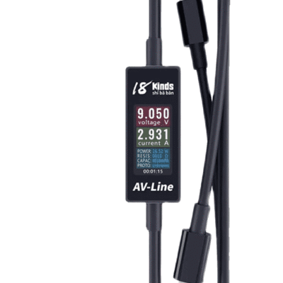 🔌 AV Line Pro Fast Power Amp Diagnostic Cable (Lightning → USB)