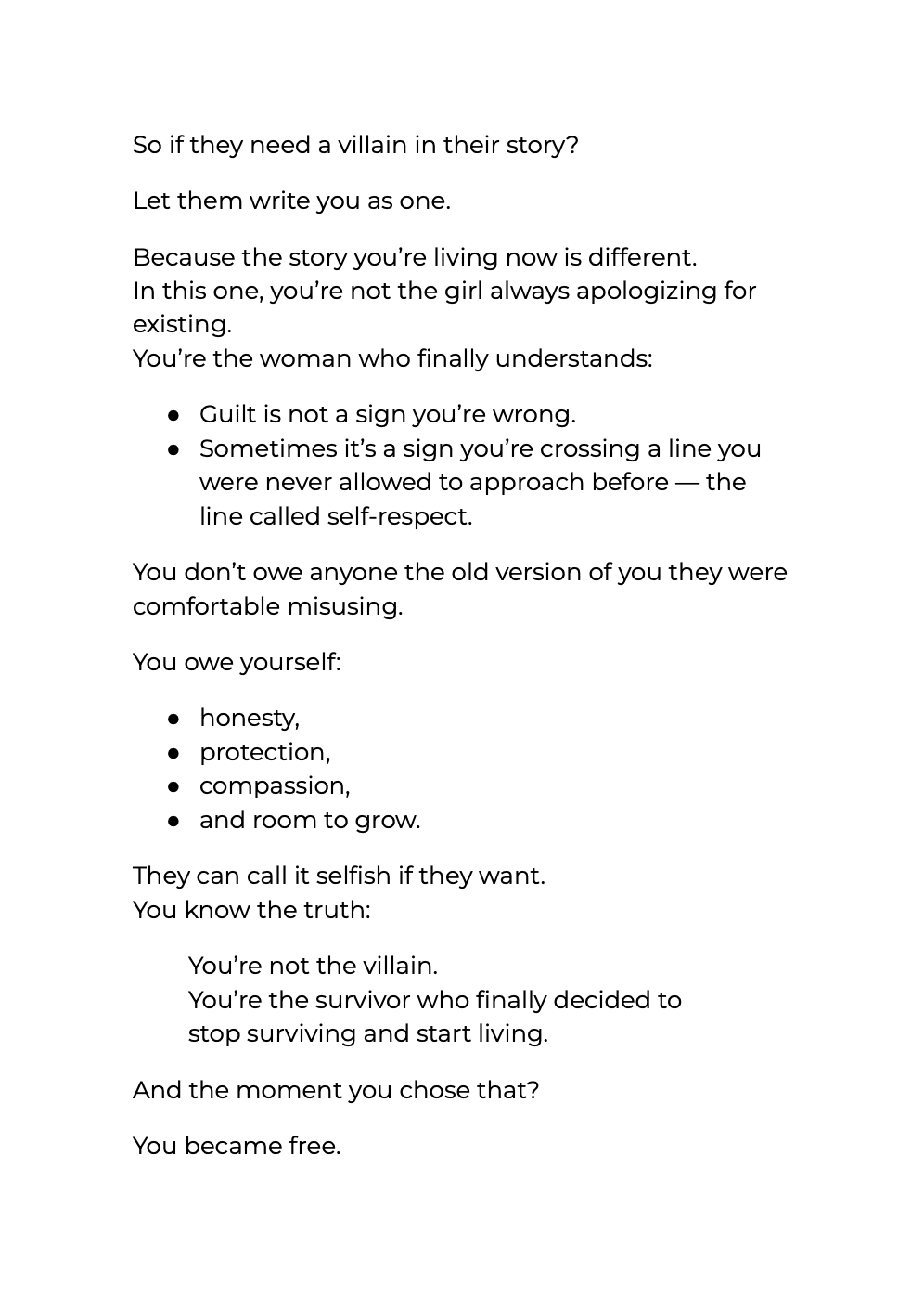 Teaser page from They Can’t Come With You