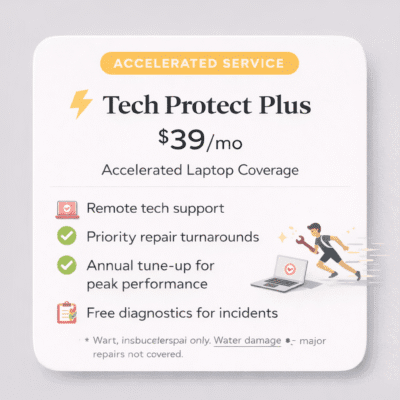 TechProtect™ Laptop Care – Plus
