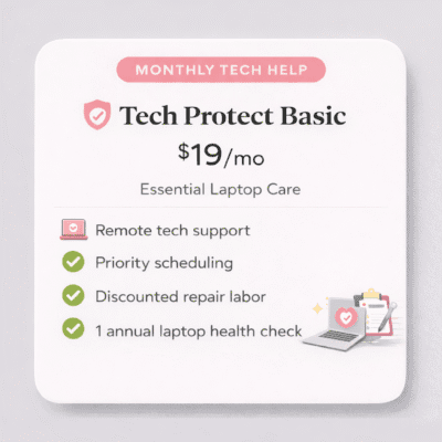TechProtect™ Laptop Care – Basic