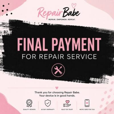 Repair final payment
